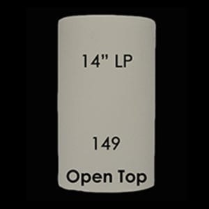 Conforme à l'ADA à profil bas - Applique à dessus ouvert de 14 "